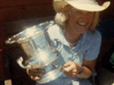Edee with trophy